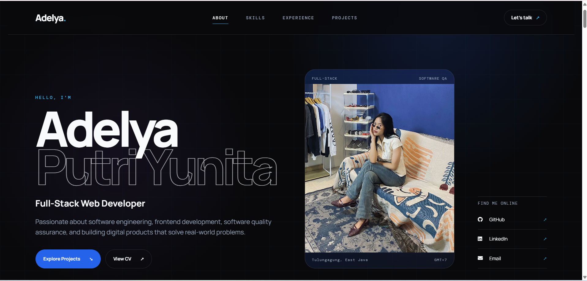 Portfolio Web Application
